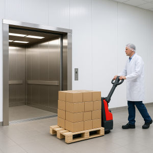 Lee más sobre el artículo Ascensores montacargas en la industria alimentaria: Higiene y eficiencia