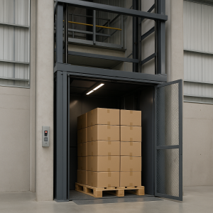 Lee más sobre el artículo Elevadores montacargas modernos: seguridad y eficiencia en el movimiento de cargas pesadas