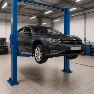 Lee más sobre el artículo Optimiza tu taller con un elevador de autos de doble columna: guía rápida