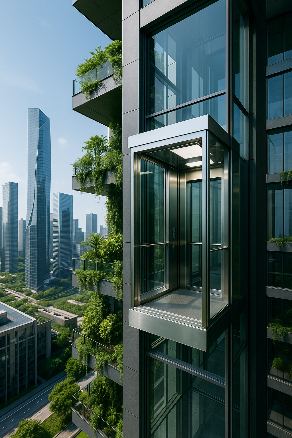 En este momento estás viendo Elevadores para edificios del futuro: diseño, tecnología y sostenibilidad en altura