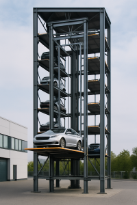 Lee más sobre el artículo Torres de estacionamiento automatizadas: el futuro del aparcamiento vertical