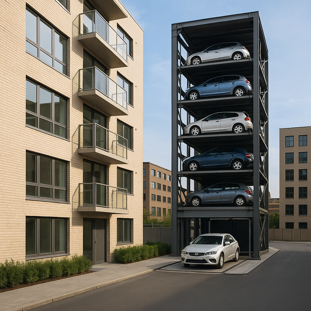 Lee más sobre el artículo Torres de estacionamiento automatizadas: la solución que optimiza cada metro cuadrado