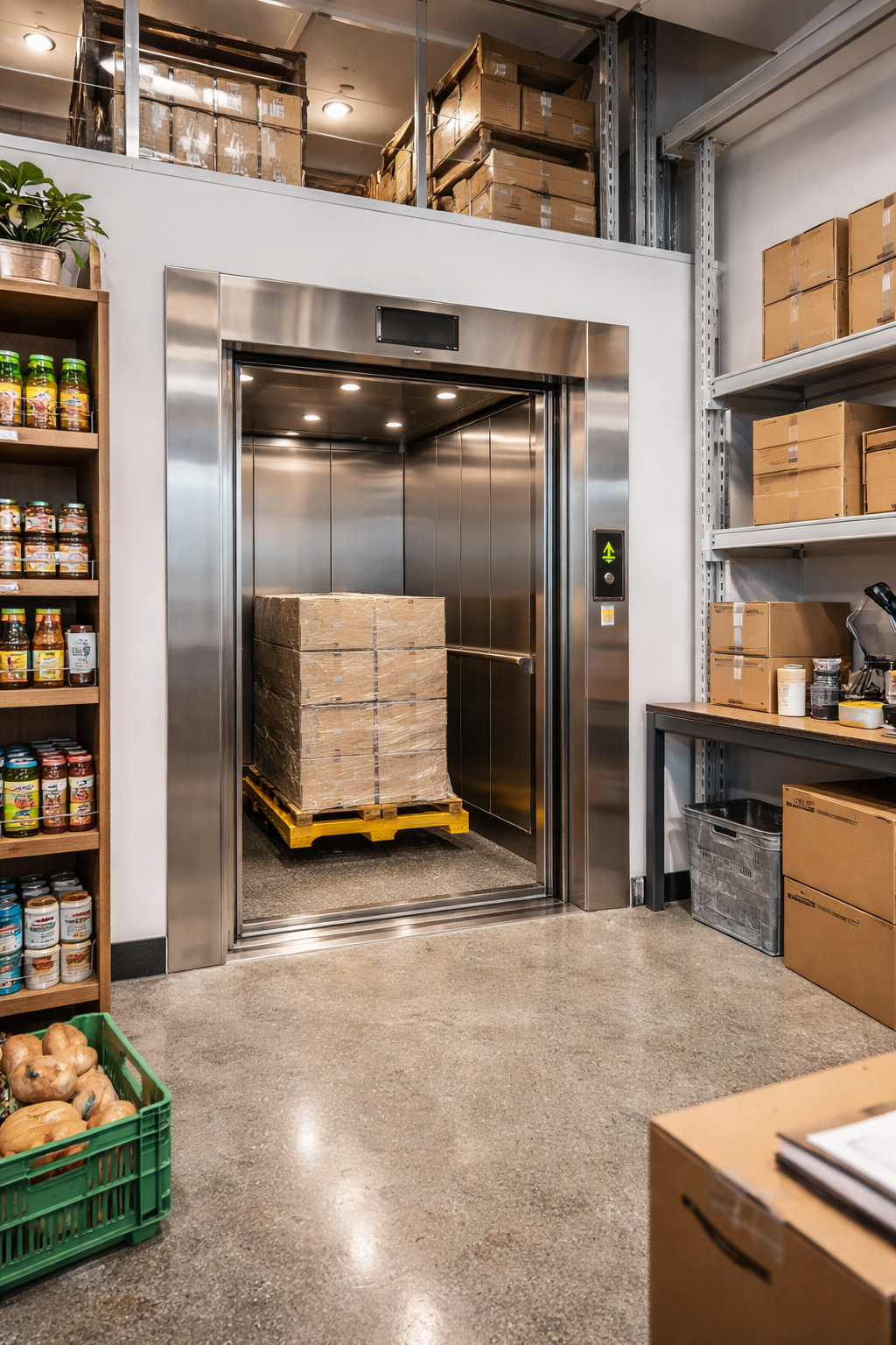 Lee más sobre el artículo Casos de uso de elevadores montacargas eléctricos en comercios y pequeñas bodegas