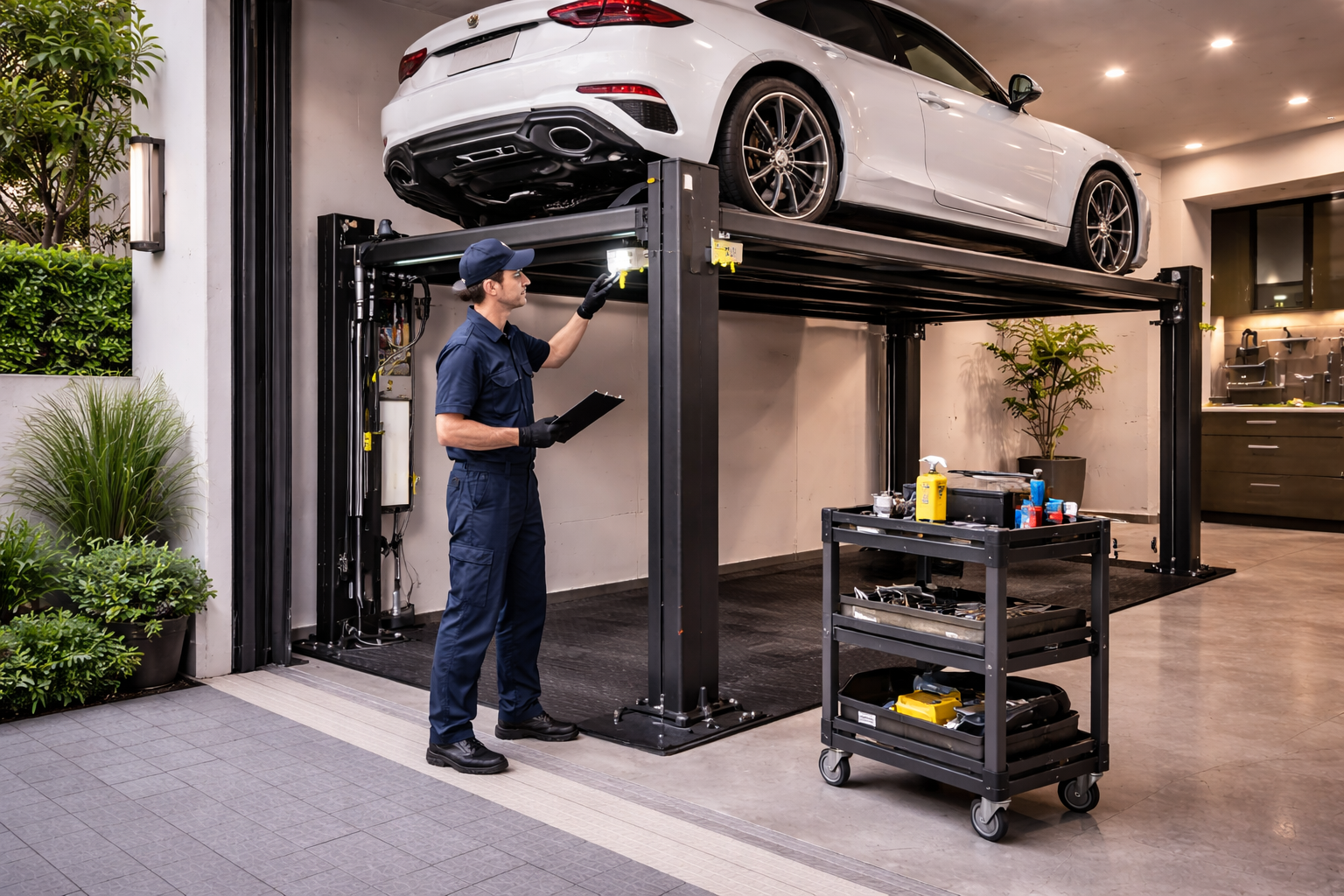 Lee más sobre el artículo Mantenimiento de elevadores residenciales para autos: costos y frecuencia recomendada