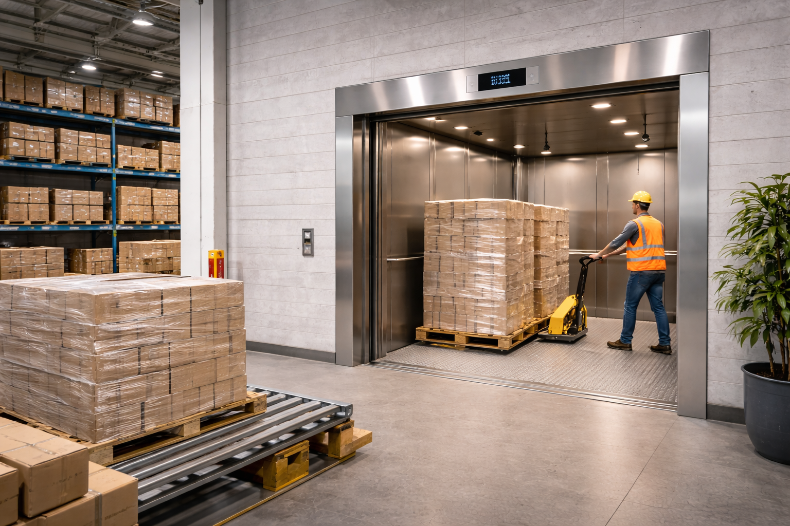 Lee más sobre el artículo Tipos de elevadores montacargas y cómo elegirlos según el flujo de carga