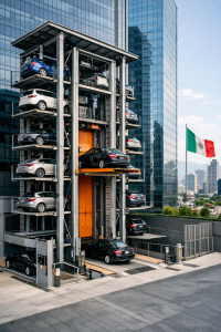 Lee más sobre el artículo Qué sistema de estacionamiento vertical conviene en México para edificios