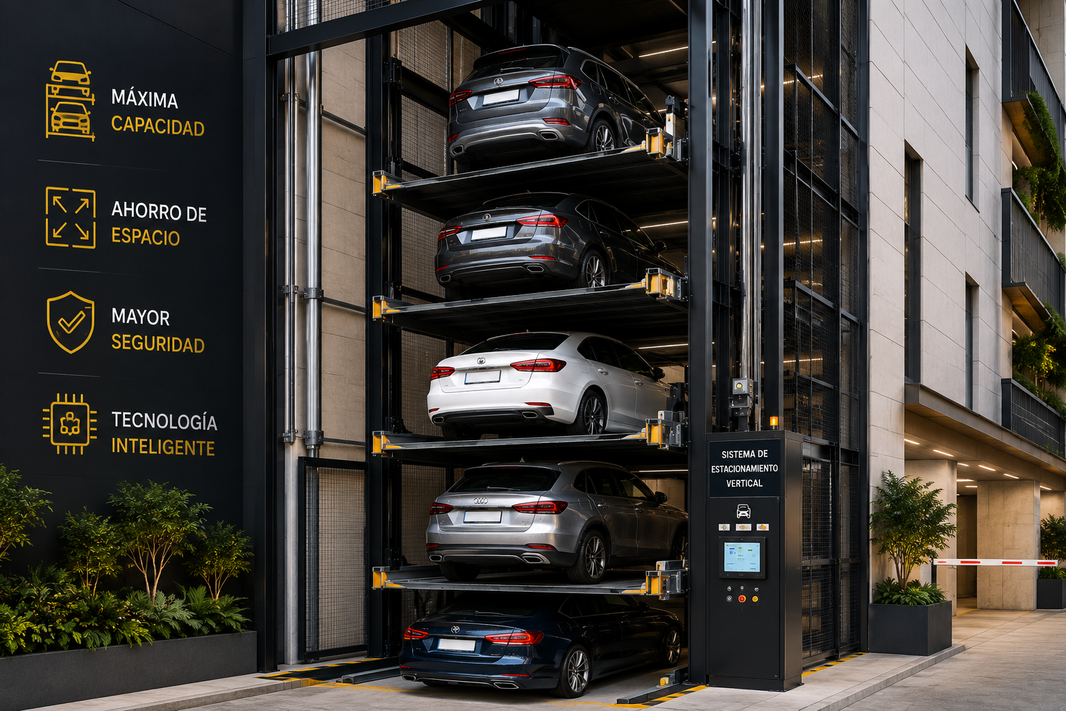 Lee más sobre el artículo Cuál es el mejor sistema de estacionamiento vertical en México