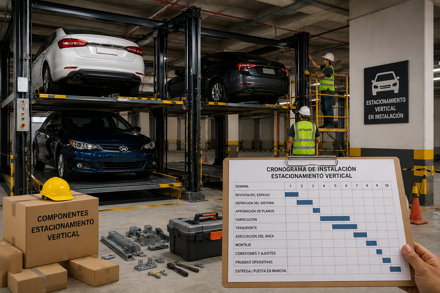 Lee más sobre el artículo Cómo elegir estacionamiento vertical por tiempo de entrega en México